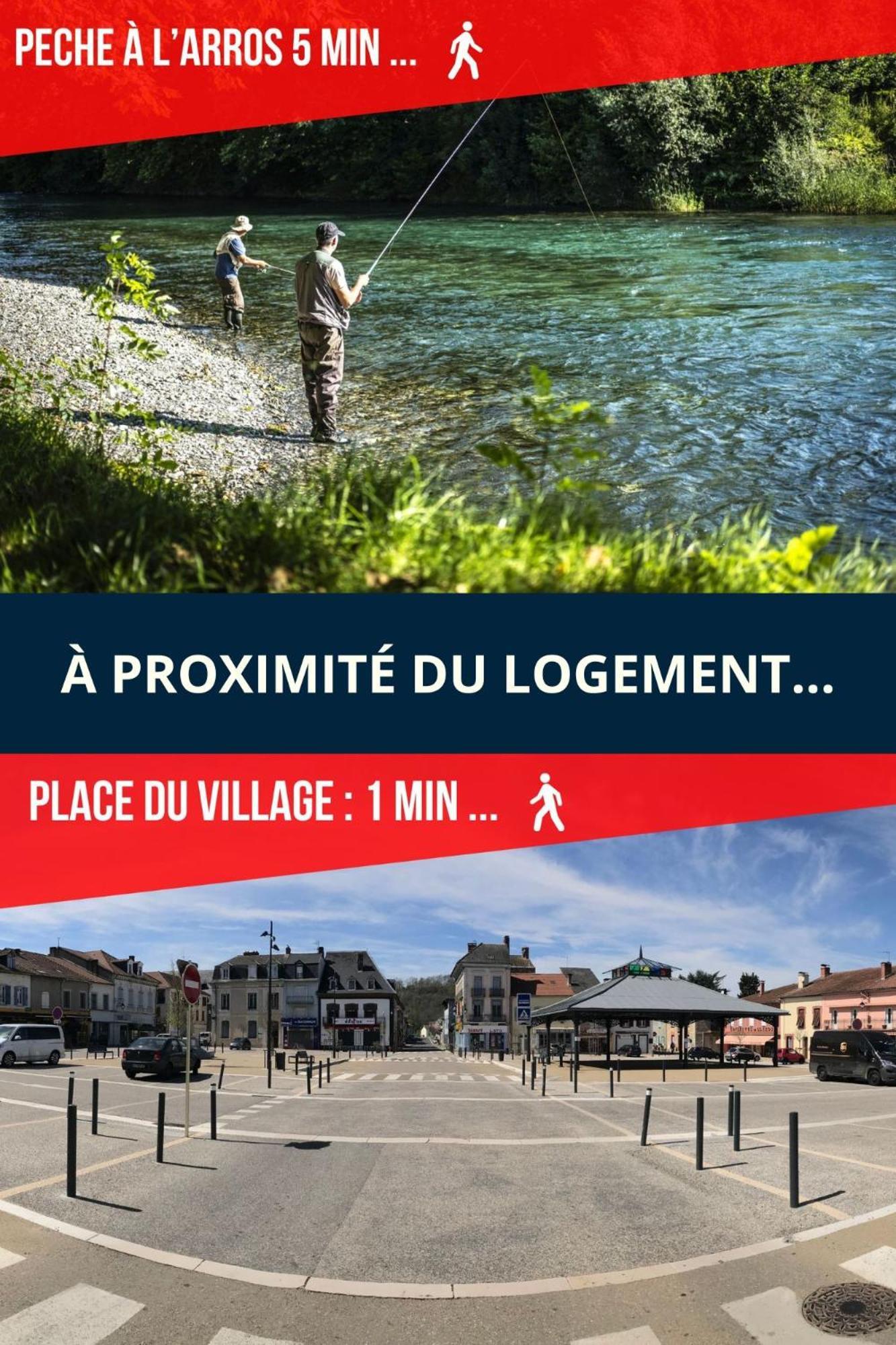 Logements Un Coin De Bigorre - La Pyreneenne - 130M2 - Canal Plus, Netflix, Rmc Sport - Wifi Fibre - Village Campagne Tournay Екстер'єр фото